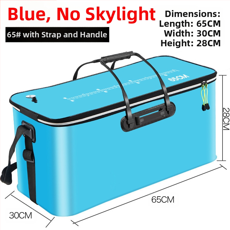 Kaasaskantav kalaämber kaanega hapnikupumbaga EVA paksendatud kalaämber eluskala kast kokkupandav kaasaskantav eluskalaämber looduslikuks kalapüügiks