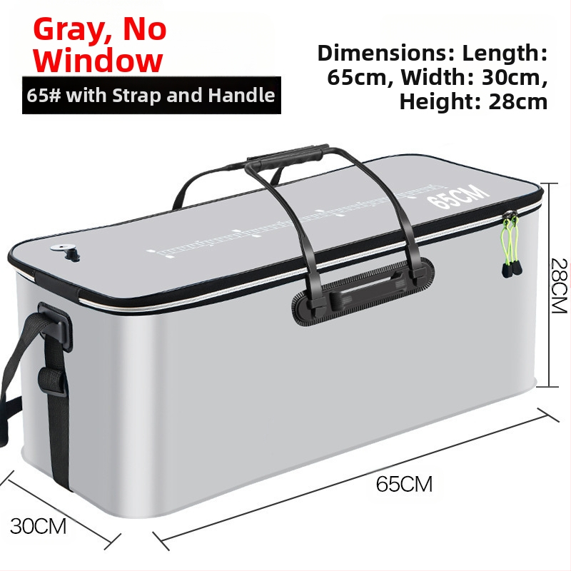 Kaasaskantav kalaämber kaanega hapnikupumbaga EVA paksendatud kalaämber eluskala kast kokkupandav kaasaskantav eluskalaämber looduslikuks kalapüügiks