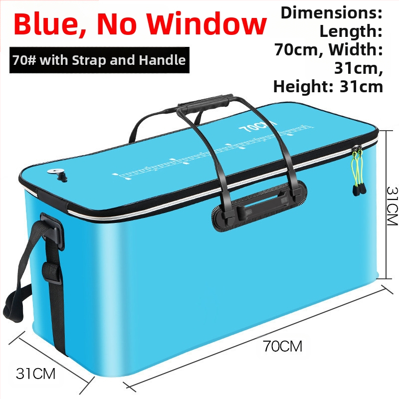 Kaasaskantav kalaämber kaanega hapnikupumbaga EVA paksendatud kalaämber eluskala kast kokkupandav kaasaskantav eluskalaämber looduslikuks kalapüügiks