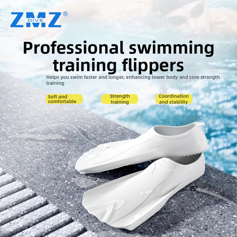 Силиконови плавници, персонализирани цветни, за тренировки по гмуркане, бруст, детски, за плуване, свободно гмуркане