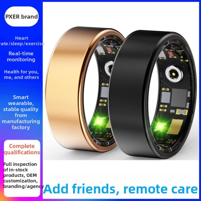 Новият R11M пулс, сън, кръв, кислород, мониторинг, добавяне на приятели, дистанционна грижа, спорт, крачкомер, фото, интелигентен пръстен