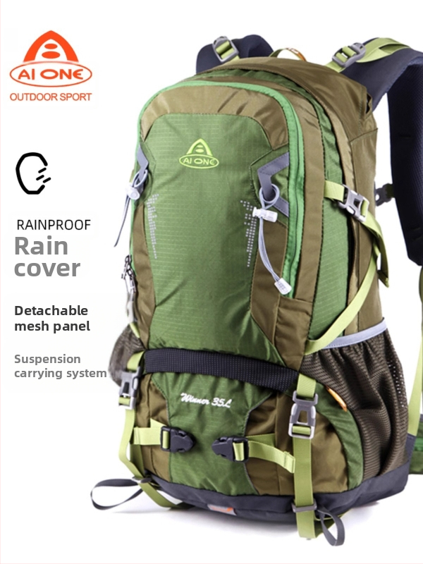 Ai Wang āra sporta alpīnisma un pārgājienu daudzfunkcionāla īpaši viegla Oksfordas auduma 35 litru lielas ietilpības mugursoma vīriešiem un sievietēm