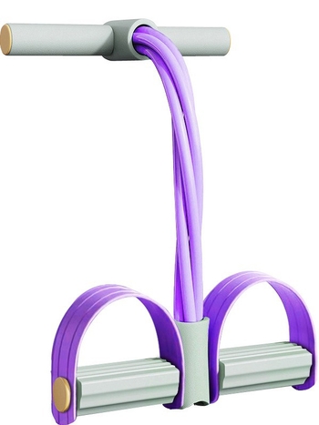 Εφελκυσμός πεταλιών, ταιριαστό χρώμα, τετράσωληνος, 6-κλώνος κοιλιακός, ελαστικός ανοιχτός ώμος, όμορφη πλάτη, 8-κλώνος σχοινί εφελκυσμού, στολή γυμναστικής για το σπίτι