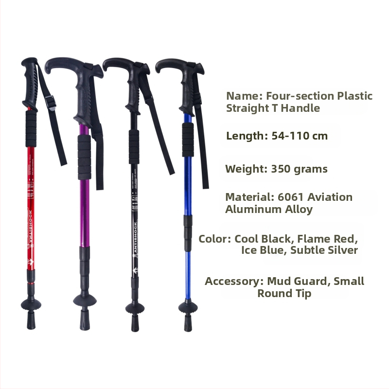 Най-продавани щеки за трекинг на открито, прибиращи се туристически щеки, алуминиеви бастуни за ходене, бастуни за ходене, бастуни
