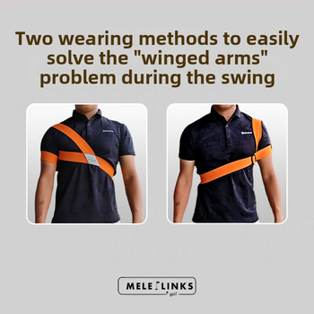 Διορθωτική ζώνη γκολφ άνω βραχίονα ελαστική ζώνη σύνδεσης στροφής Βοηθητικά είδη για αρχάριους Συσκευή προπόνησης γκολφ