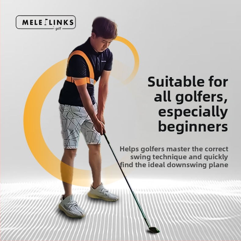 Korekčný pás Golfový elastický spojovací pás na hornú časť paže, pomocné potreby pre začiatočníkov, golfové tréningové zariadenie na švih
