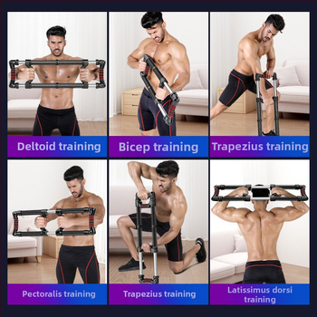 BaO rankų jėga 100 kg reguliuojamo rankų jėgos įtempimo ir suspaudimo griebtuvas krūtinės pilvo raumenų lavinimo namų treniruokliams