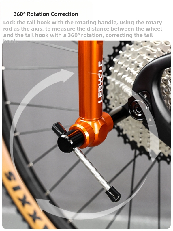 Инструмент за корекция на опашката на велосипеда Lebaike, гаечен ключ за корекция на опашката на велосипеда, рамка, заден циферблат, регулиране на трансмисията
