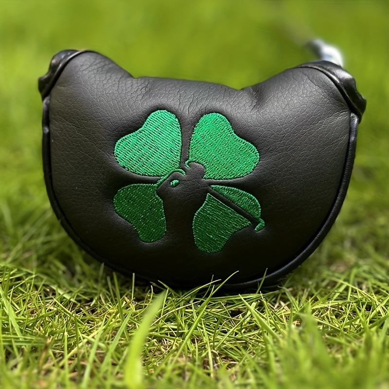 Golfo vežimėlio uždangalas, keturlapis dobilas, mažas pusapvalis, tiesus, vieno simbolio, medinis strypo stūmiklio uždangalas, galvutės uždangalas, rutulinės galvutės apsauginis uždangalas