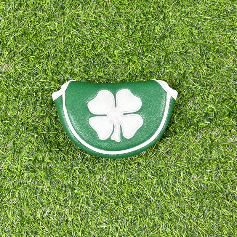 Golfo vežimėlio uždangalas, keturlapis dobilas, mažas pusapvalis, tiesus, vieno simbolio, medinis strypo stūmiklio uždangalas, galvutės uždangalas, rutulinės galvutės apsauginis uždangalas