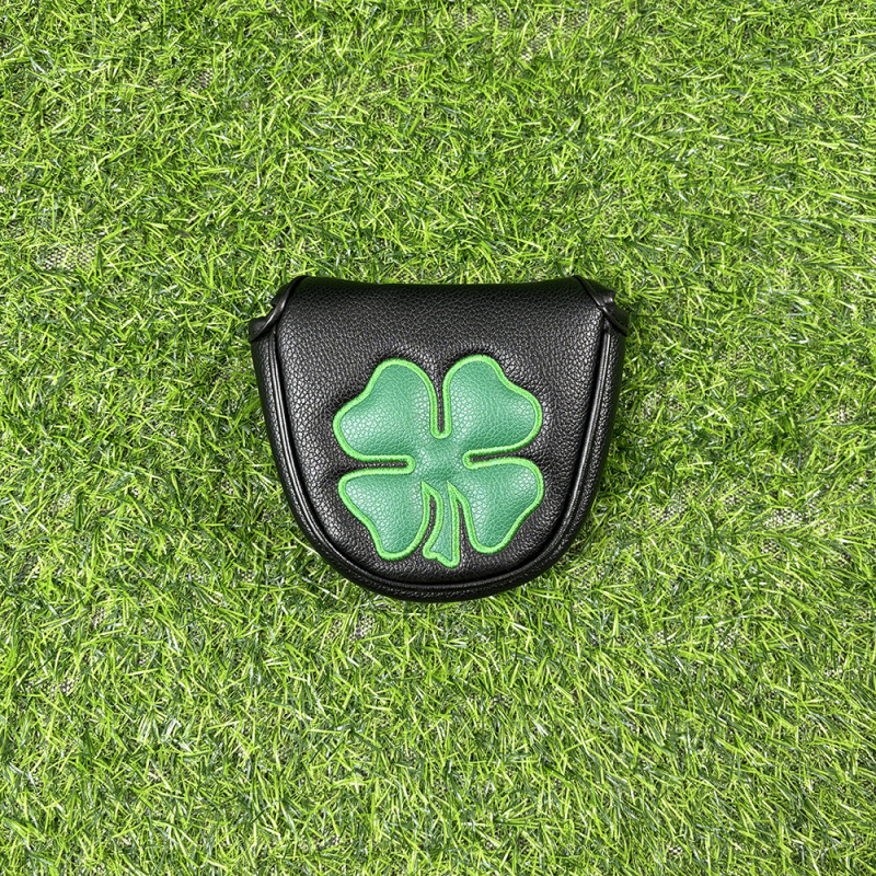 Golfo vežimėlio uždangalas, keturlapis dobilas, mažas pusapvalis, tiesus, vieno simbolio, medinis strypo stūmiklio uždangalas, galvutės uždangalas, rutulinės galvutės apsauginis uždangalas