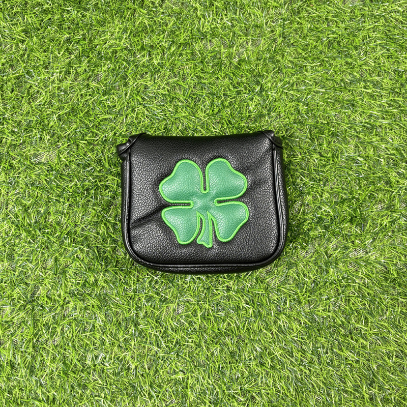 Golfo vežimėlio uždangalas, keturlapis dobilas, mažas pusapvalis, tiesus, vieno simbolio, medinis strypo stūmiklio uždangalas, galvutės uždangalas, rutulinės galvutės apsauginis uždangalas