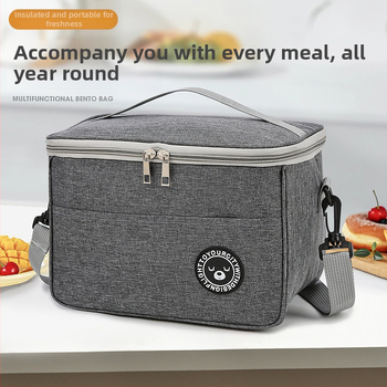 Kohandatud isolatsioonikott lõunasöögikott käekott alumiiniumfooliumiga paksendatud suure mahutavusega lõunasöögikott lõunasöögikott lõunakarbi piknikukott