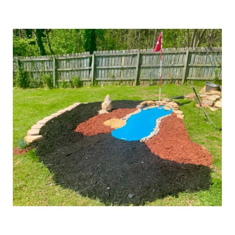 Βοήθημα εξάσκησης γκολφ Grs Amazon Source Manufacturer για εξωτερική και εσωτερική χρήση, μεγάλο γήπεδο γκολφ ποδιών πράσινο