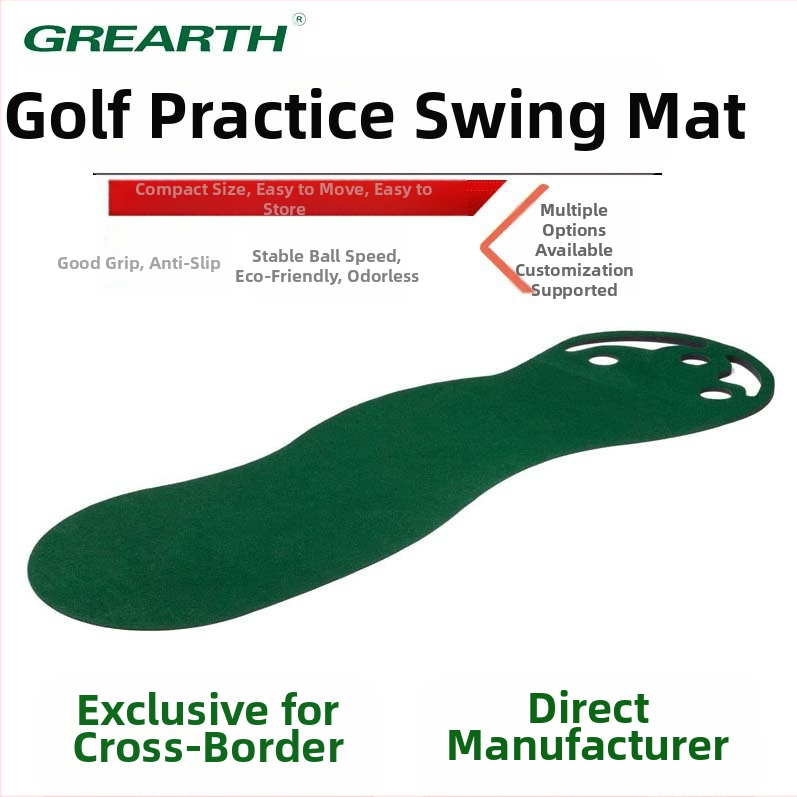 Golfová pomôcka výrobcu Grs Amazon Source na vonkajšie aj vnútorné použitie, golfový green s veľkým pätovým prvkom