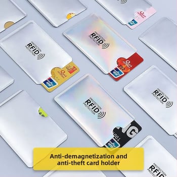 Pangakaardi kate, magnetiline vargusvastane hari, sertifikaadikaardi kate, lugemisvastane varjestus, alumiiniumfooliumist plekkpaberist kaardi kate, ID-kaardi kate