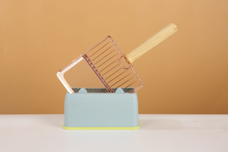 Kassiliiva labidas peene auguga labidas suur metallist roostevabast terasest kassi väljaheidete labidas bentoniidimaagi kassiliiva labida alus artefakt