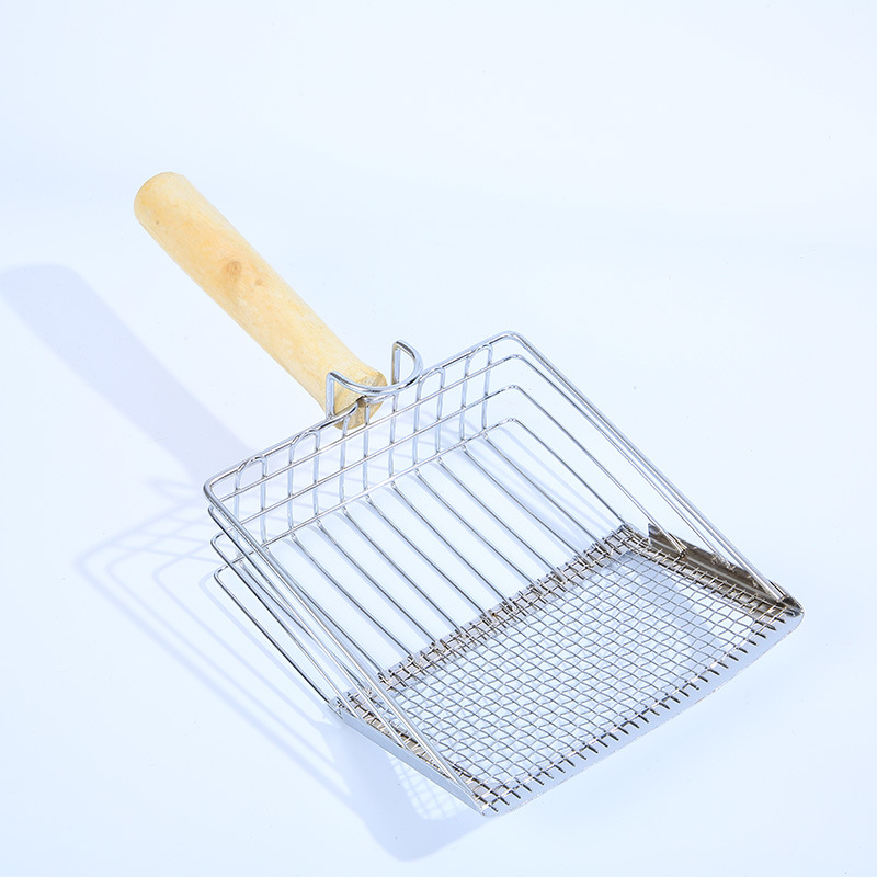 Kassiliiva labidas peene auguga labidas suur metallist roostevabast terasest kassi väljaheidete labidas bentoniidimaagi kassiliiva labida alus artefakt