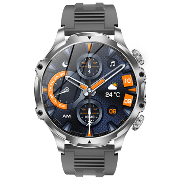 Трансграничен нов смарт часовник Ak75 с Bluetooth обаждане, измерване на пулса, кръвен кислород, кръвно налягане, външен, тристранен, мъжки фото часовник