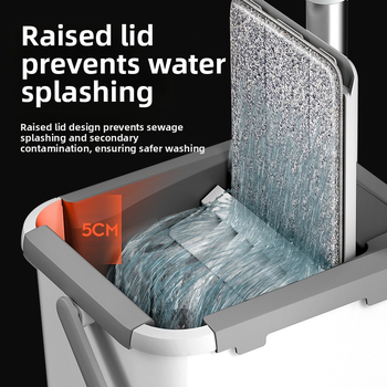 Διασυνοριακή ξύστρα επίπεδης σφουγγαρίστρας που πλένεται στο χέρι, οικιακός καθαρισμός, τεχνητό σφουγγάρισμα επίπεδης σφουγγαρίστρας