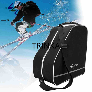 Suusasaabaste kott Talvised õueriided Mustad suusasussid Hoiukott Kiivri Prillid Kindakott