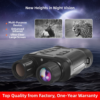 Naujas tarpvalstybinis 4K raiškos, prasto apšvietimo, spalvotas naktinio matymo įrenginys su itin skaidriu dideliu ekranu, 8 kartų skaitmeniniu priartinimu, infraraudonųjų spindulių lauko naktinio matymo įrenginiu.