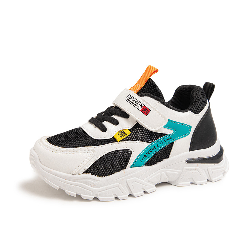 Zēnu apavi 2024. gada vasaras sieta apavi lieliem bērniem, elpojošiem sieta virsmas vasaras viena sieta dobiem bērnu sporta apaviem Tide