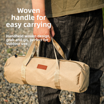 Matkatelk Tuuleköis Maapealsete Küünede Tööriist Kosmeetikakott Telkimisstiilis Tarvikud Kosmeetikakott Õuesõukott Maapealsete Küünede Kott Silindriline Kott