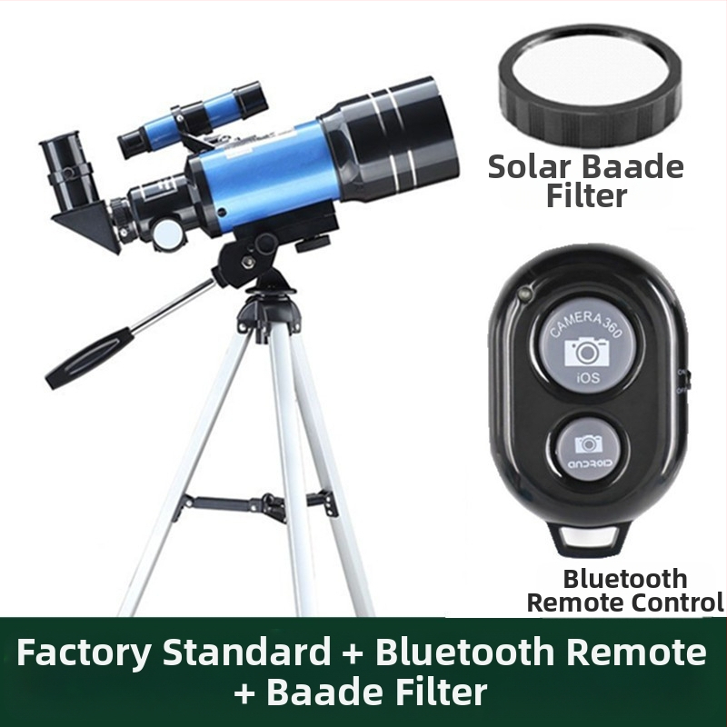 Piiriülene F30070M astronoomiline teleskoop koos tähejahipeegliga lastele Kuu vaatlemiseks, kõrglahutusega majapidamisteleskoop, hulgimüük