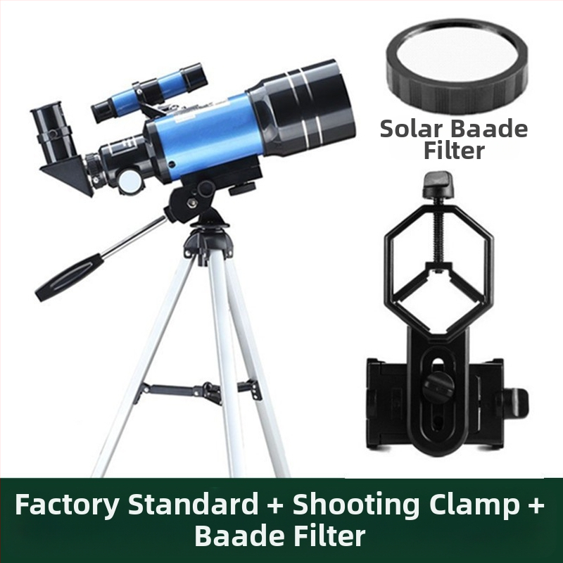 Piiriülene F30070M astronoomiline teleskoop koos tähejahipeegliga lastele Kuu vaatlemiseks, kõrglahutusega majapidamisteleskoop, hulgimüük