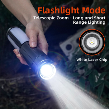 Piiriülene uus multifunktsionaalne välistingimustes kasutatav teleskooplambi kronstein telkimislamp laagri atmosfäärilamp telkimislamp tugev taskulamp