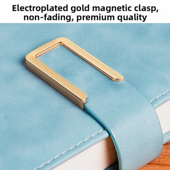 Σημειωματάριο από παχύ δέρμα με αγκράφα για επιχειρηματίες, απλούς φοιτητές, 5 βιβλία για συσκέψεις