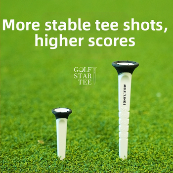 Καρφί γκολφ Merit star, η κλίμακα συνδυασμού μακριών και κοντών μπλουζών μπορεί να ρυθμιστεί για βελτίωση της σταθερότητας από πλαστικό μπλουζάκι