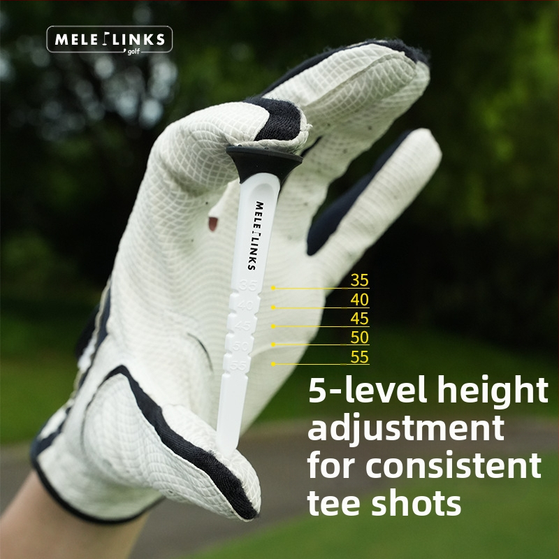 Golfové odpalisko Merit Star s dlhým a krátkym kombinovaným stupnicou, ktoré sa dá nastaviť pre zlepšenie stability, plastové odpalisko