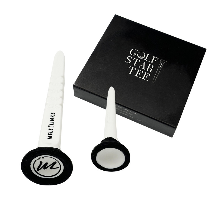 Golfo vinis „Merit“ žvaigždės tipo ilgojo ir trumpojo kombinuotojo starto aikštelės skalę galima reguliuoti, kad būtų pagerintas plastikinio starto aikštelės stabilumas.