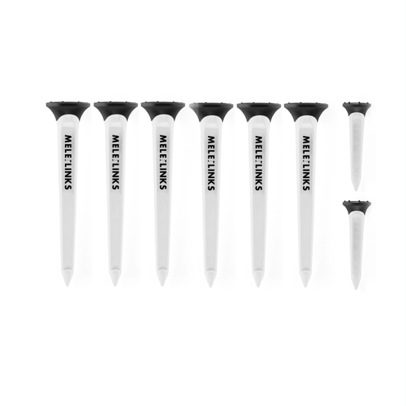 Golfo vinis „Merit“ žvaigždės tipo ilgojo ir trumpojo kombinuotojo starto aikštelės skalę galima reguliuoti, kad būtų pagerintas plastikinio starto aikštelės stabilumas.