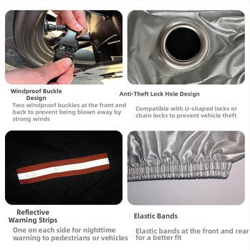 Трансгранична външна търговия Amazon Калъф за мотоциклет Пълно покритие Дъждобран Слънцезащитен Калъф за Електрически Автомобил Калъф за Батерия за Автомобил Дъждобран