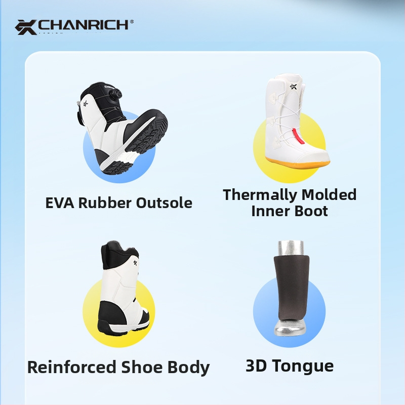 Обувки за сноуборд за възрастни BOA, олово, бързо носене, ски обувки за мъже и жени, ски екипировка, топли, неплъзгащи се снежни обувки
