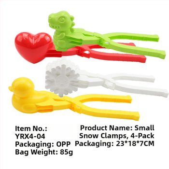 Tarpvalstybinis sniego gniūžtės segtukas, didmeninis vaikų žiemos lauko segtukų žaislinis sniego segtukas, interaktyvus sniego gniūžtės kovos rinkinys