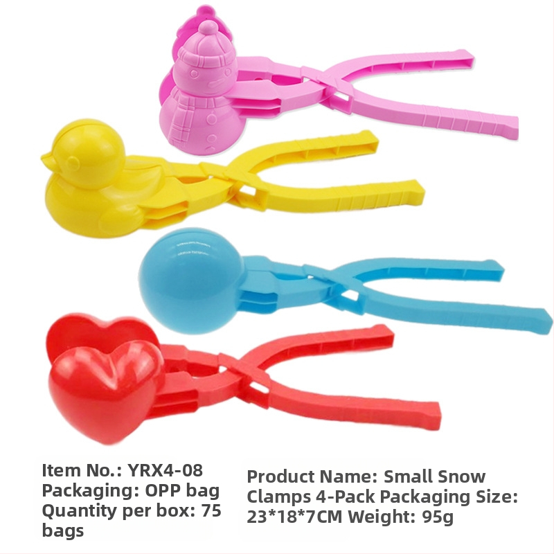 Tarpvalstybinis sniego gniūžtės segtukas, didmeninis vaikų žiemos lauko segtukų žaislinis sniego segtukas, interaktyvus sniego gniūžtės kovos rinkinys