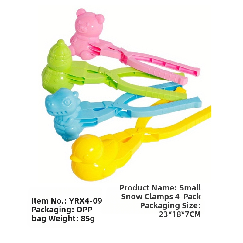 Tarpvalstybinis sniego gniūžtės segtukas, didmeninis vaikų žiemos lauko segtukų žaislinis sniego segtukas, interaktyvus sniego gniūžtės kovos rinkinys