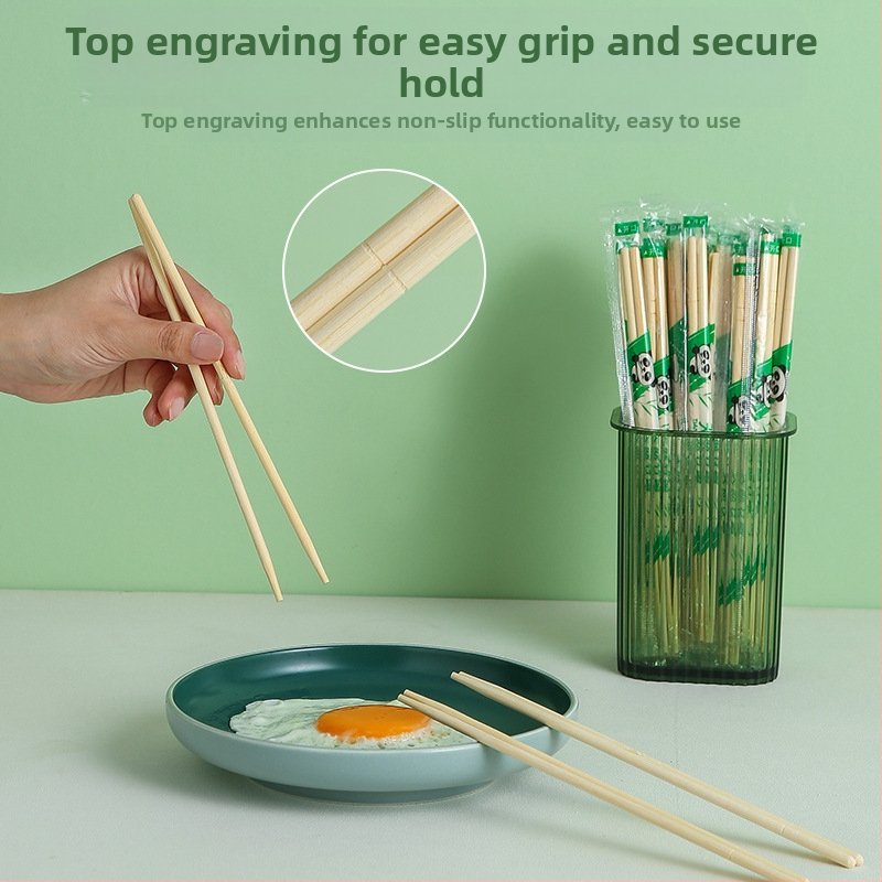 Vienkartiniai lazdelės, pilnas maišelis, nepriklausoma pakuotė, bambuko lazdelės, komercinis išsinešimui skirtas restoranas, speciali greito maisto pakuotė, apvalios lazdelės, didmeninė prekyba