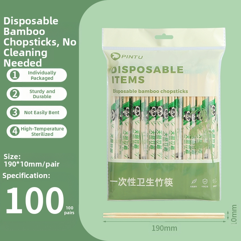 Vienkartiniai lazdelės, pilnas maišelis, nepriklausoma pakuotė, bambuko lazdelės, komercinis išsinešimui skirtas restoranas, speciali greito maisto pakuotė, apvalios lazdelės, didmeninė prekyba