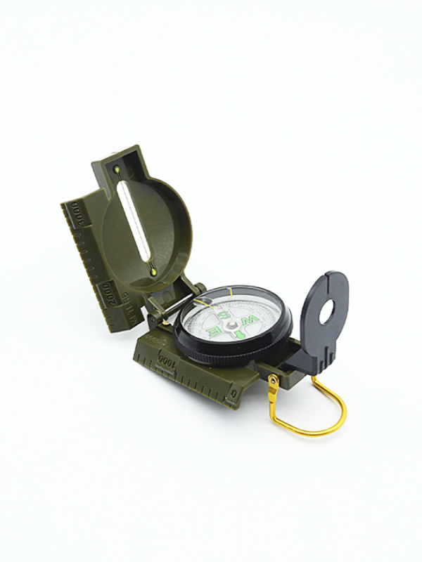 Välistingimustes kasutatav ellujäämiskompass, mitmeotstarbeline, hõlpsasti kaasaskantav, plastist suunav taktikaline kompass, North DC45-2A
