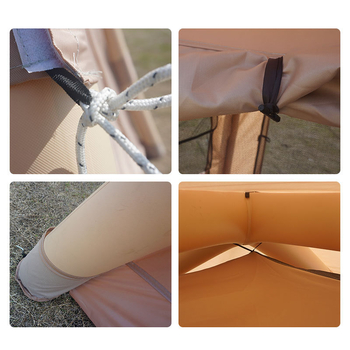 Kahekordne kiiravatav täispuhutav telk ööbimiseks, tähistaevas, vihmakindel väikese harjaga välistingimustes kasutatav õhkkolonntelk ilma seadistamiseta