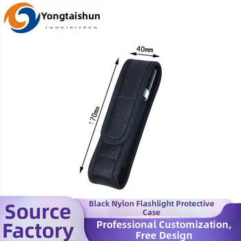 Tugeva valgusega taskulambi hoiustamise riidest kate kaasaskantava taskulambi koti välistingimustes kasutamiseks taskulambi tarvikud must nailonist kaitsekate