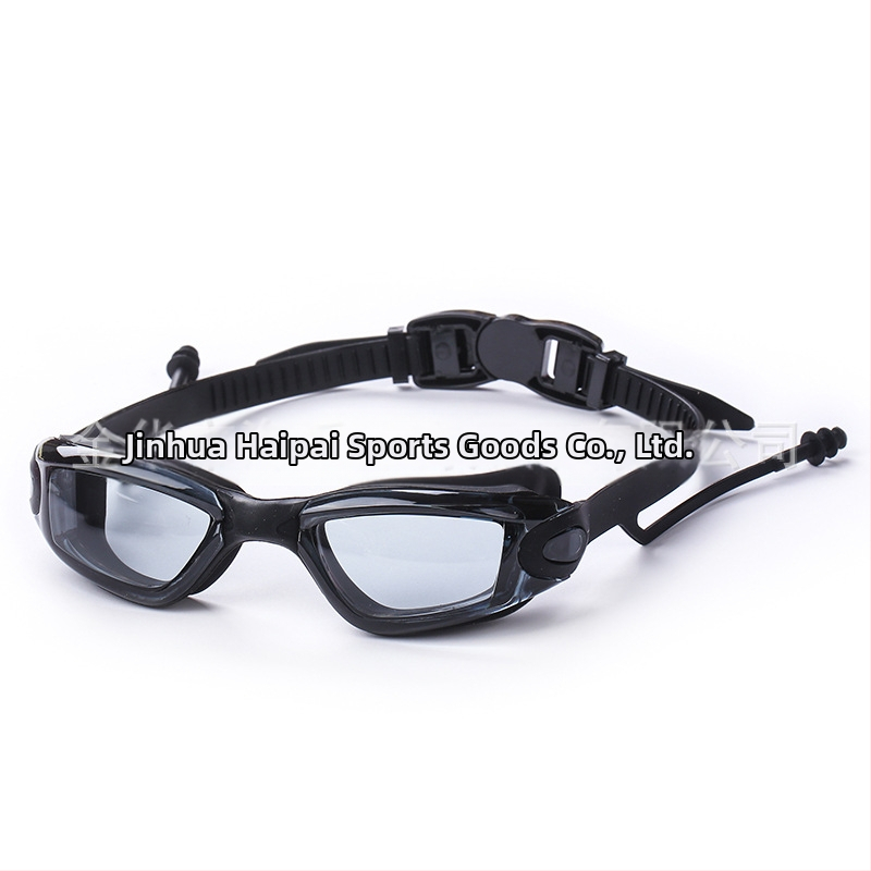 Трансгранични очила за плуване с висока разделителна способност за възрастни, очила за плуване против замъгляване на едро за мъже и жени, водоустойчиви силиконови очила за плуване в кутия