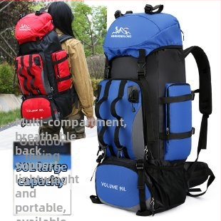 Mägironimiskott, suure mahutavusega 90L, õueseljakott, vetthülgav matkamine, telkimine, reisimine, seljakott meestele, hoiureisikott