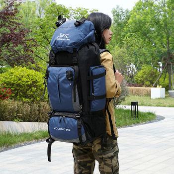 Mägironimiskott, suure mahutavusega 90L, õueseljakott, vetthülgav matkamine, telkimine, reisimine, seljakott meestele, hoiureisikott