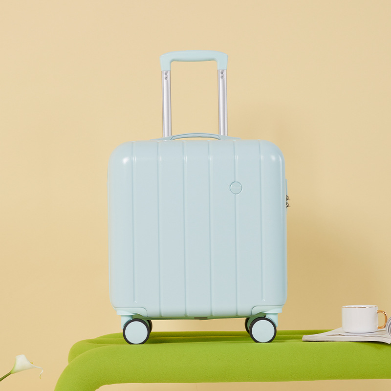 Väike kerge laste pagasikott naistele, väärtuslik mini-pardalemineku parooliga, lühikeste vahemaade reisimiseks, 18-tolline käruümbris, 20-tolline